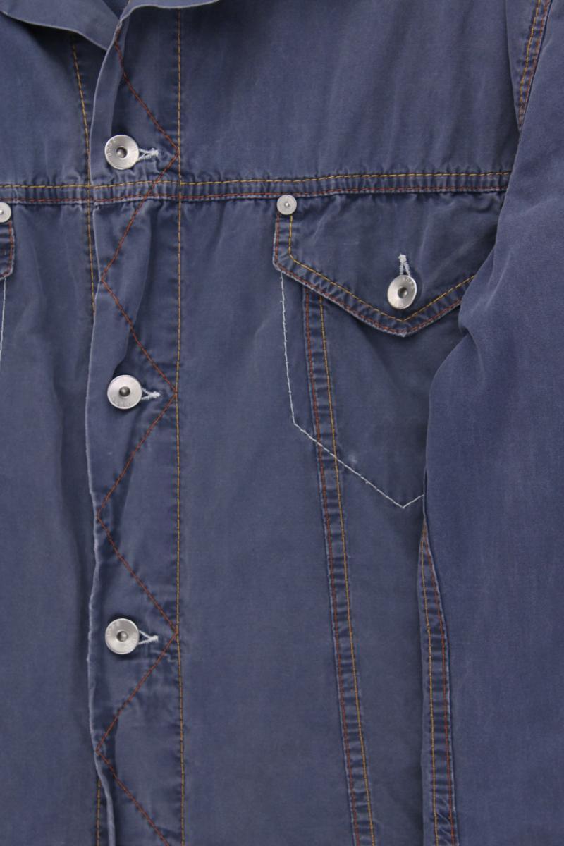 BOSS by Hugo Boss Übergangsjacke für Herren Gr. 50 blau aus Baumwolle