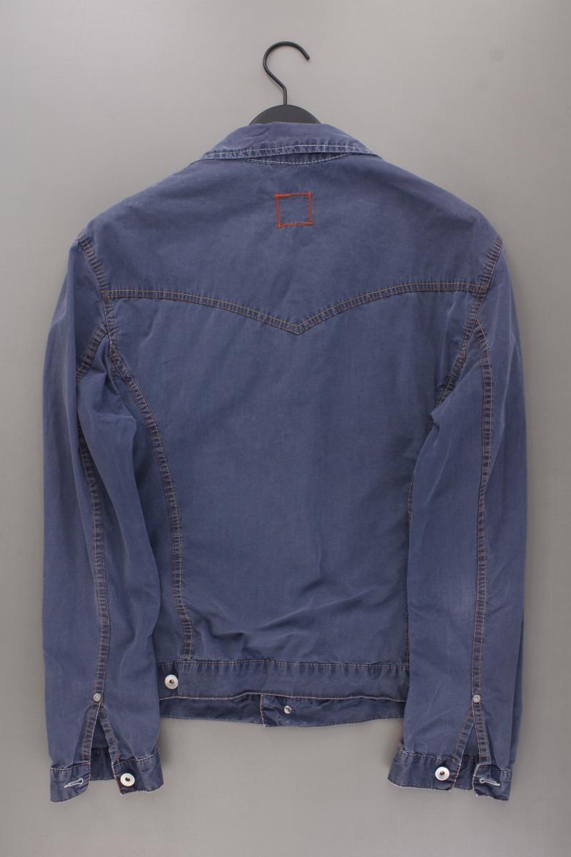 BOSS by Hugo Boss Übergangsjacke für Herren Gr. 50 blau aus Baumwolle