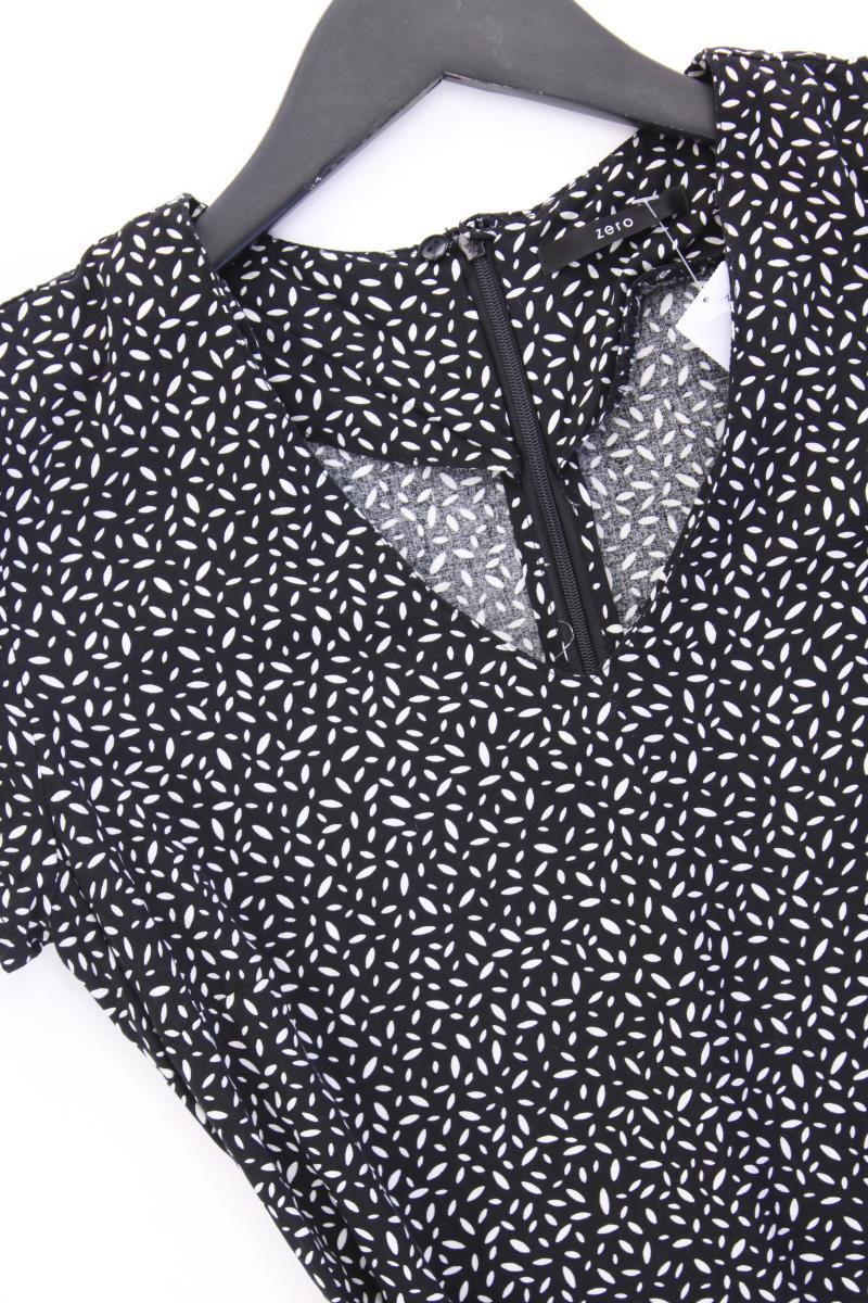 Zero Kurzarmkleid Gr. 34 schwarz aus Viskose