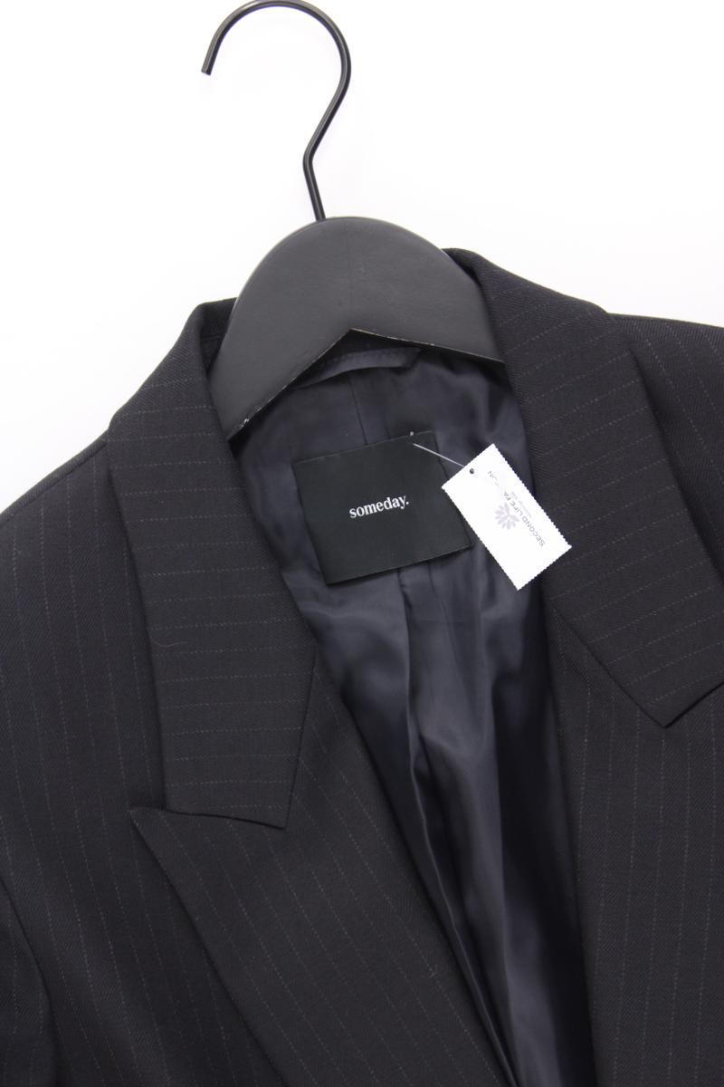 someday. Blazer Modell Nipe Gr. 38 gestreift schwarz aus Polyester