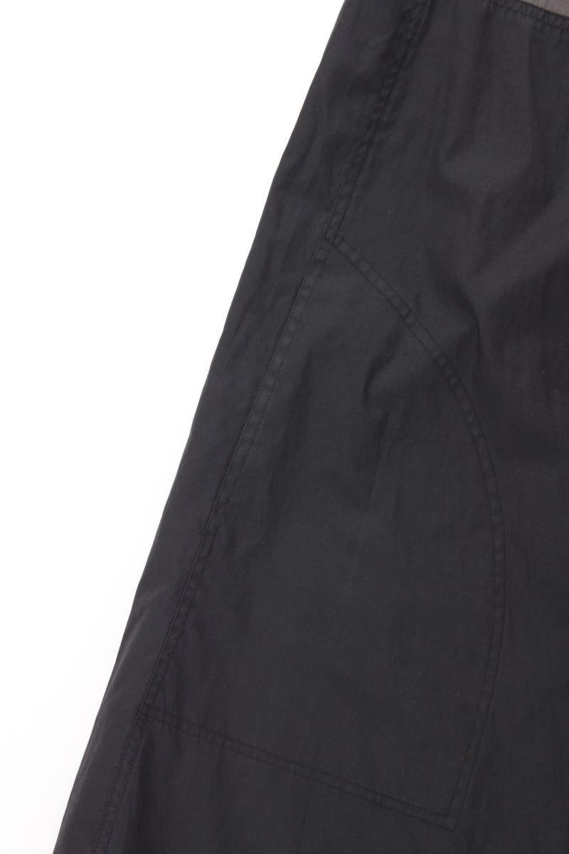 Turnover Kleid mit Seide Gr. 40 Kurzarm schwarz