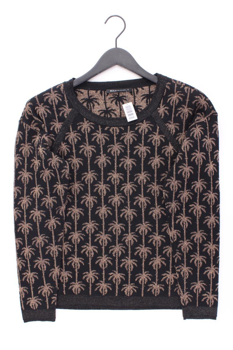 Expresso Feinstrickpullover Gr. M schwarz aus Baumwolle