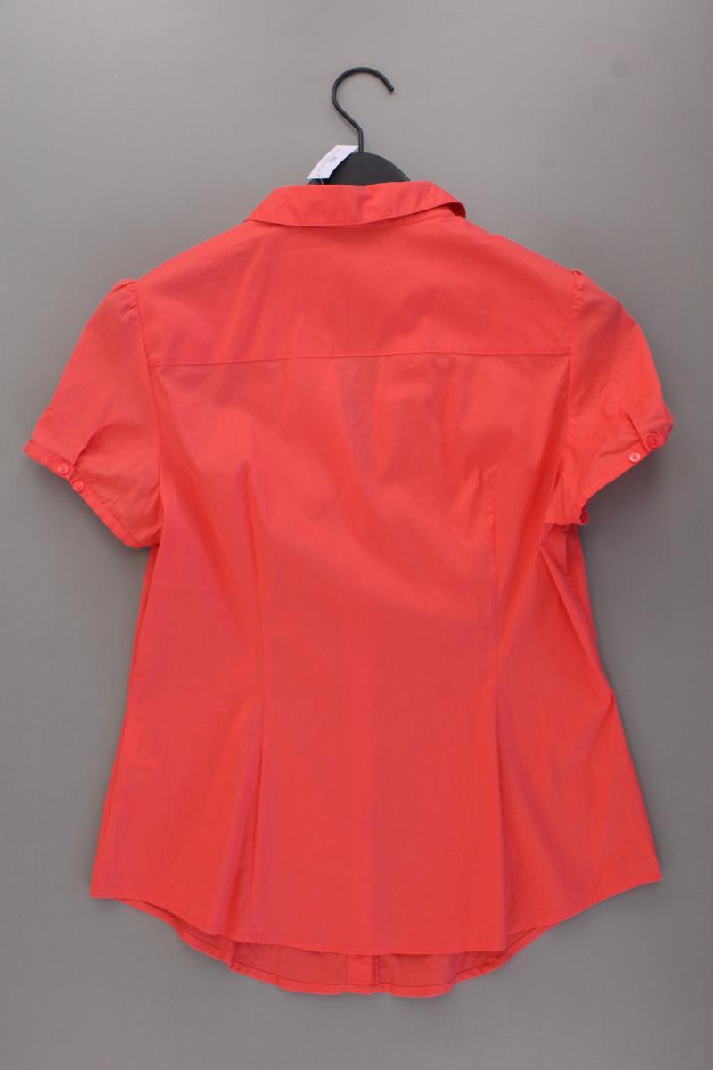 Esprit Kurzarmbluse Gr. 40 orange aus Baumwolle