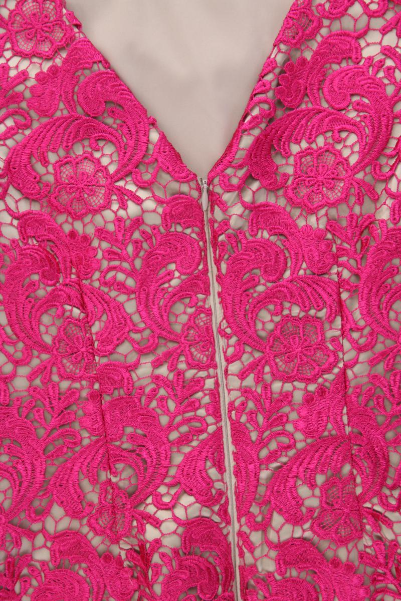 Eliza J Spitzenkleid Gr. US 10 (M) Kurzarm pink aus Polyester
