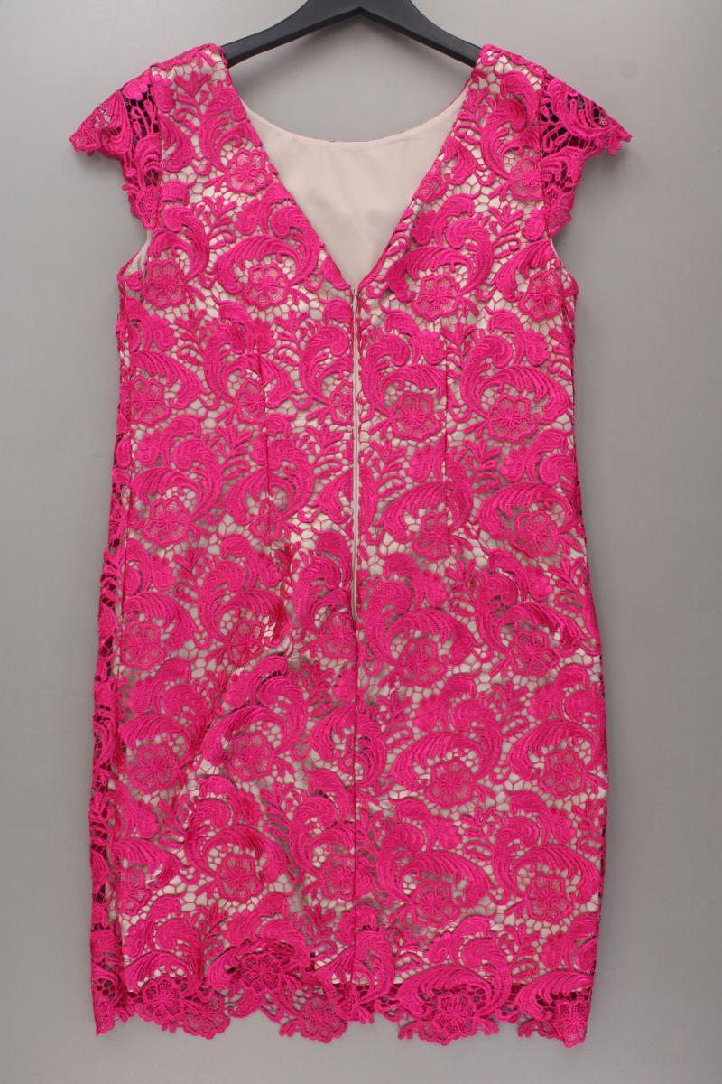 Eliza J Spitzenkleid Gr. US 10 (M) Kurzarm pink aus Polyester