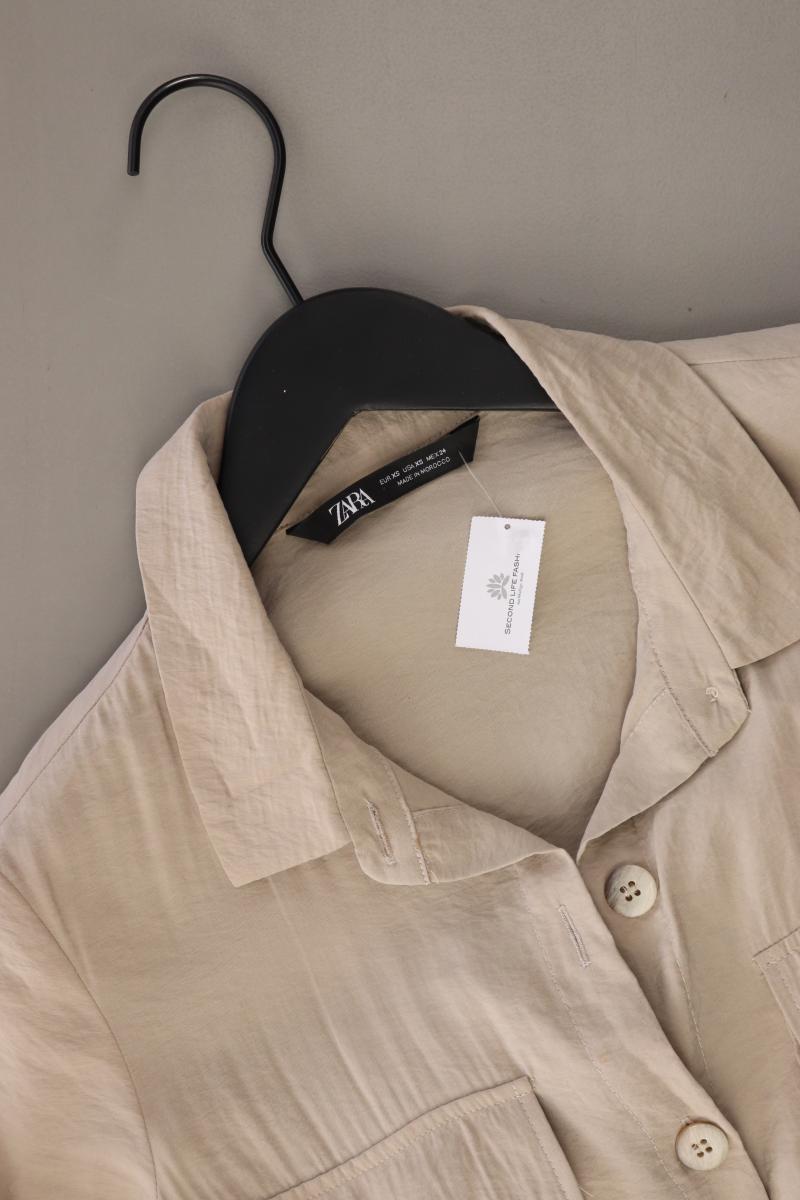 Zara Langarmkleid Gr. XS creme