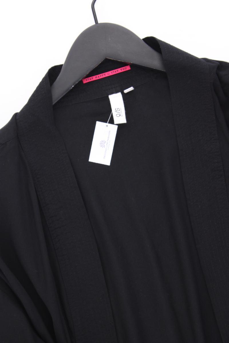 QS by s.Oliver Kimono Jäckchen Gr. 40 neuwertig mit Gürtel 3/4 Ärmel schwarz