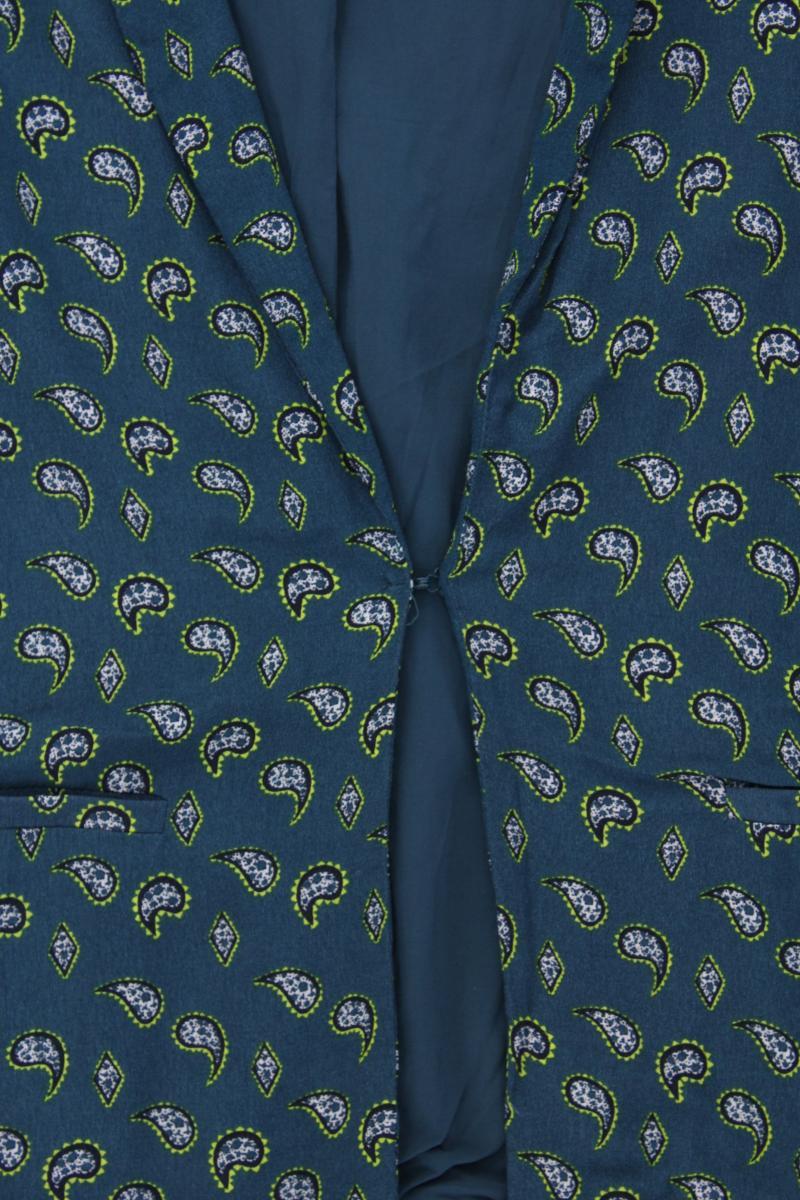Circle of Trust Classic Blazer Gr. M mit Paisleymuster blau aus Viskose