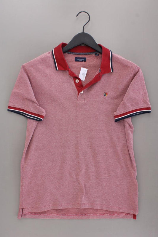 Jack & Jones Poloshirt für Herren Gr. M Kurzarm rot