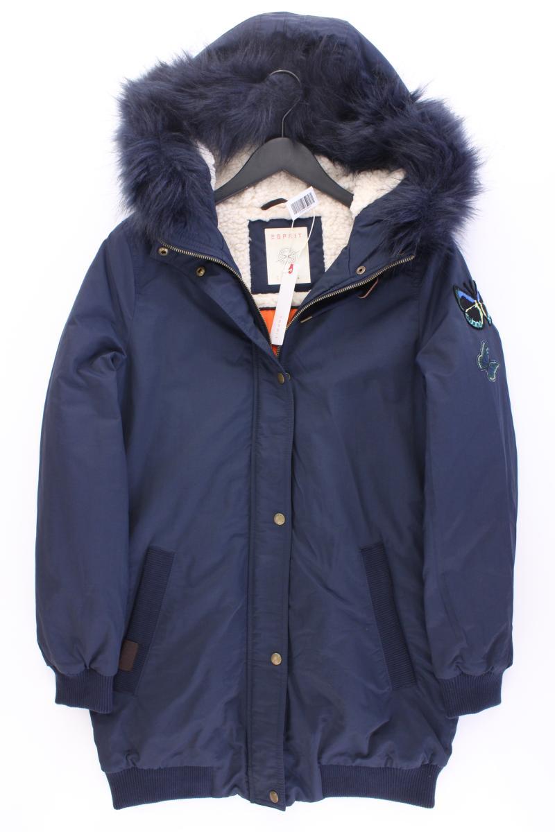 Esprit Wintermantel Gr. S neu mit Etikett Neupreis: 149,99€! blau aus Baumwolle