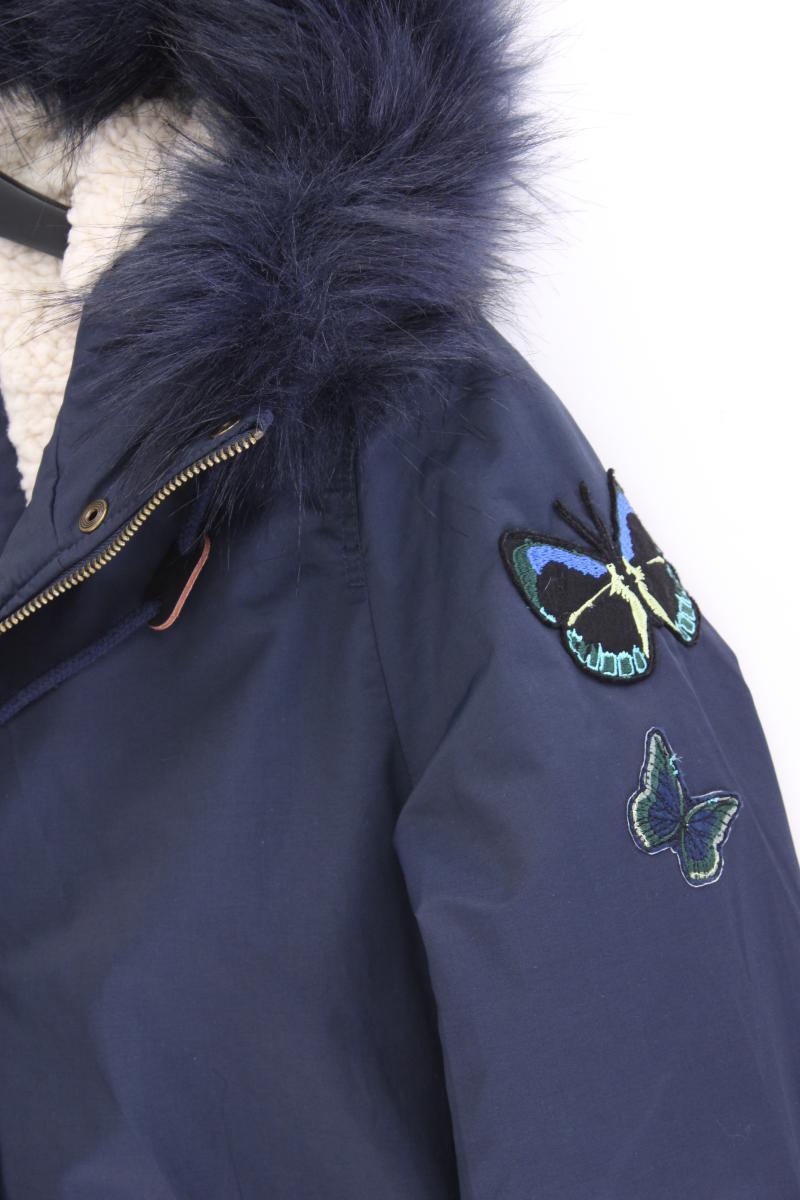 Esprit Wintermantel Gr. S neu mit Etikett Neupreis: 149,99€! blau aus Baumwolle