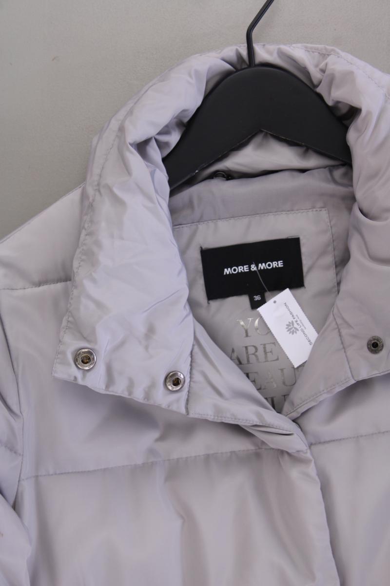 More&More Wintermantel Gr. 36 grau aus Polyester