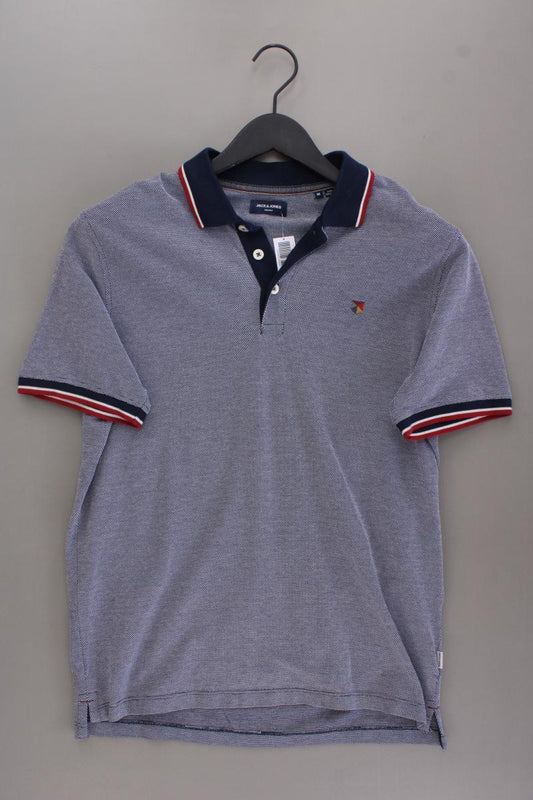 Jack & Jones Poloshirt für Herren Gr. M Kurzarm blau