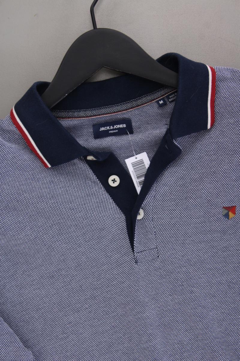 Jack & Jones Poloshirt für Herren Gr. M Kurzarm blau