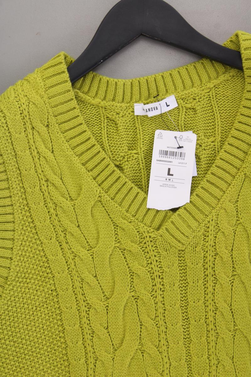 TERRANOVA Classic Pullunder Gr. L neu mit Etikett grün aus Polyacryl