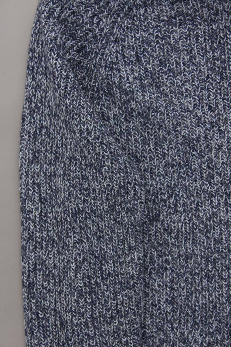 Bershka Grobstrickpullover für Herren Gr. M blau aus Polyacryl