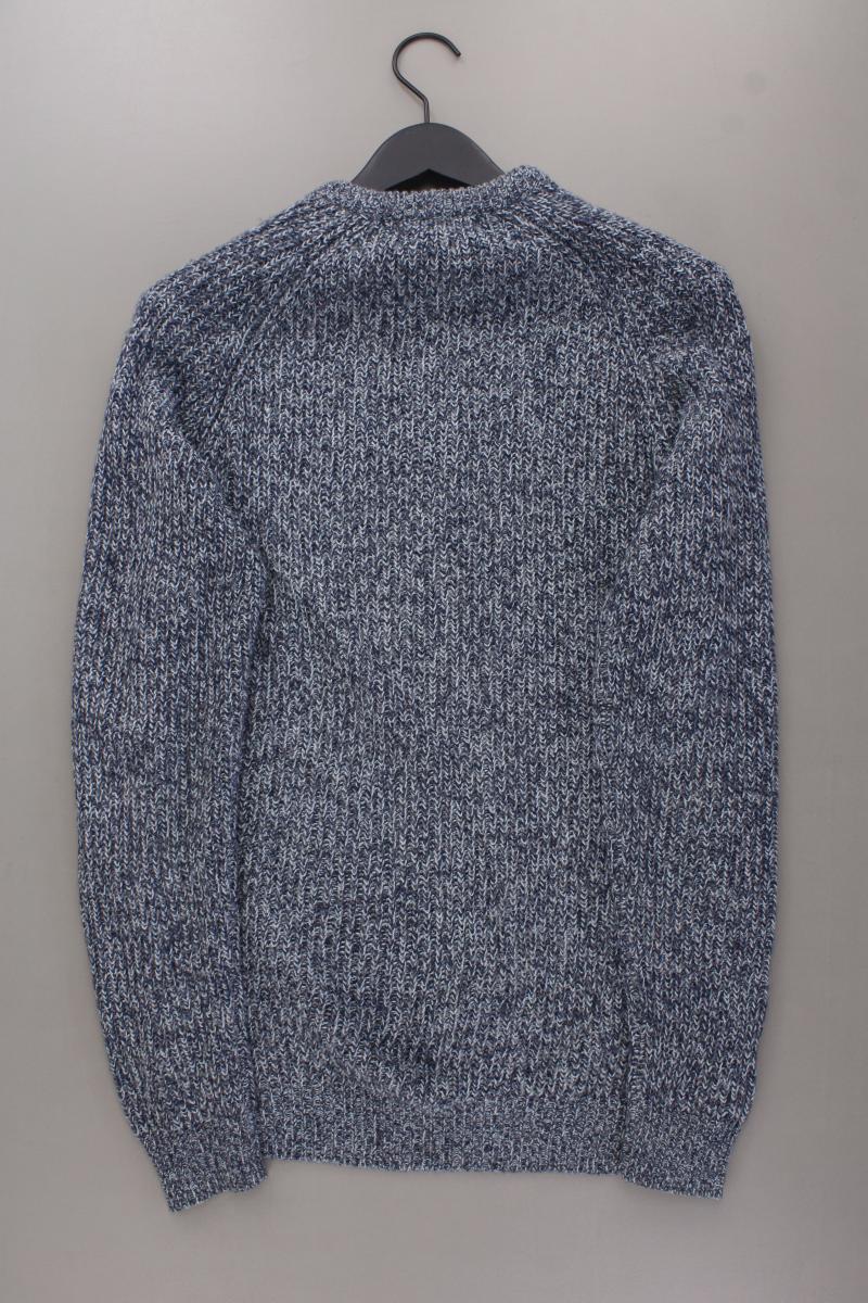 Bershka Grobstrickpullover für Herren Gr. M blau aus Polyacryl