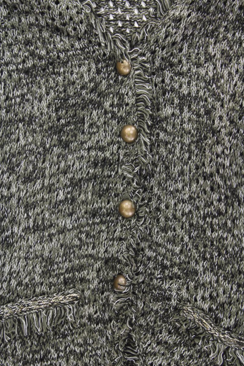 Tamaris Strickjacke Gr. 38 Langarm grün aus Polyacryl