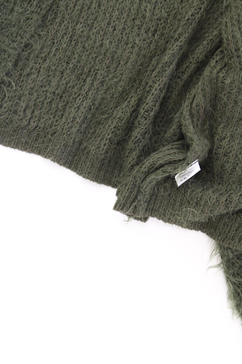 Strickjacke Gr. M Langarm olivgrün aus Polyacryl