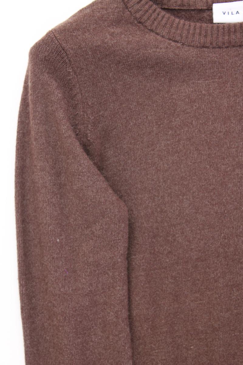 Vila Feinstrickpullover Gr. M braun aus Viskose
