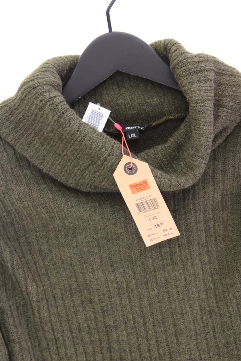 Tally Weijl Strickpullover Gr. L/XL neu mit Etikett olivgrün aus Polyacryl