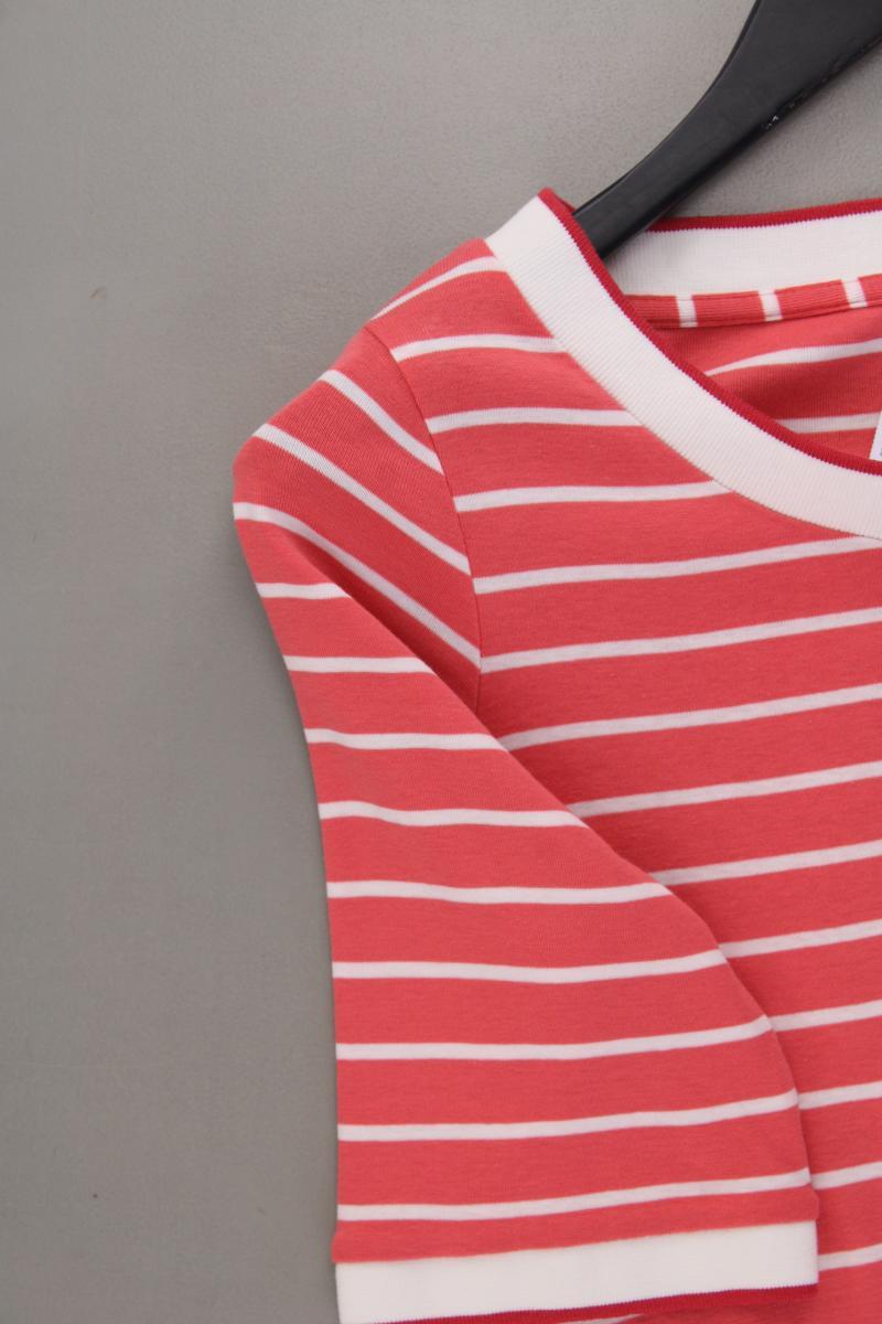 Esprit Shirt lachsfarben Gr. XL gestreift Kurzarm rosa