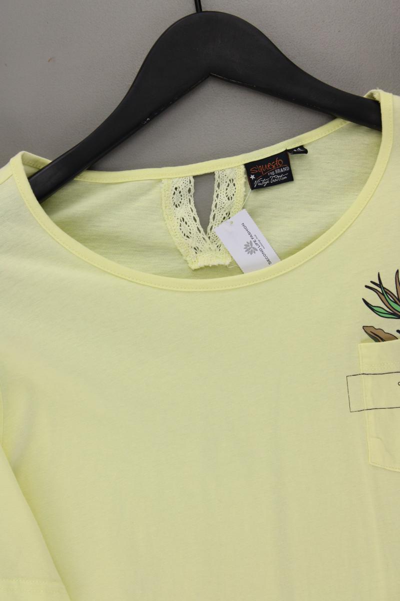 s'questo T-Shirt Gr. 44 Kurzarm gelb