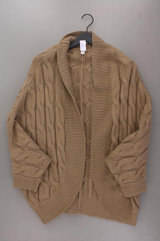 de.corp Esprit Strickjacke Gr. L 3/4 Ärmel braun