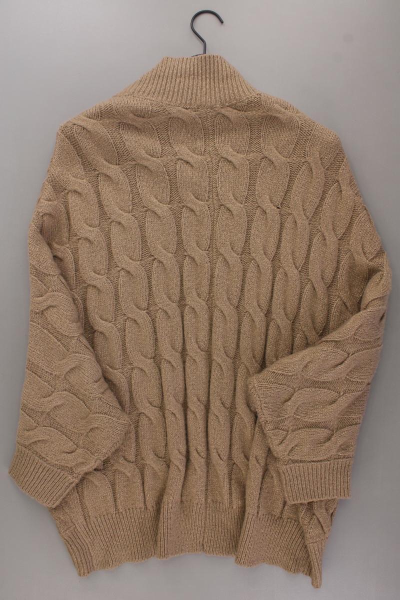 de.corp Esprit Strickjacke Gr. L 3/4 Ärmel braun