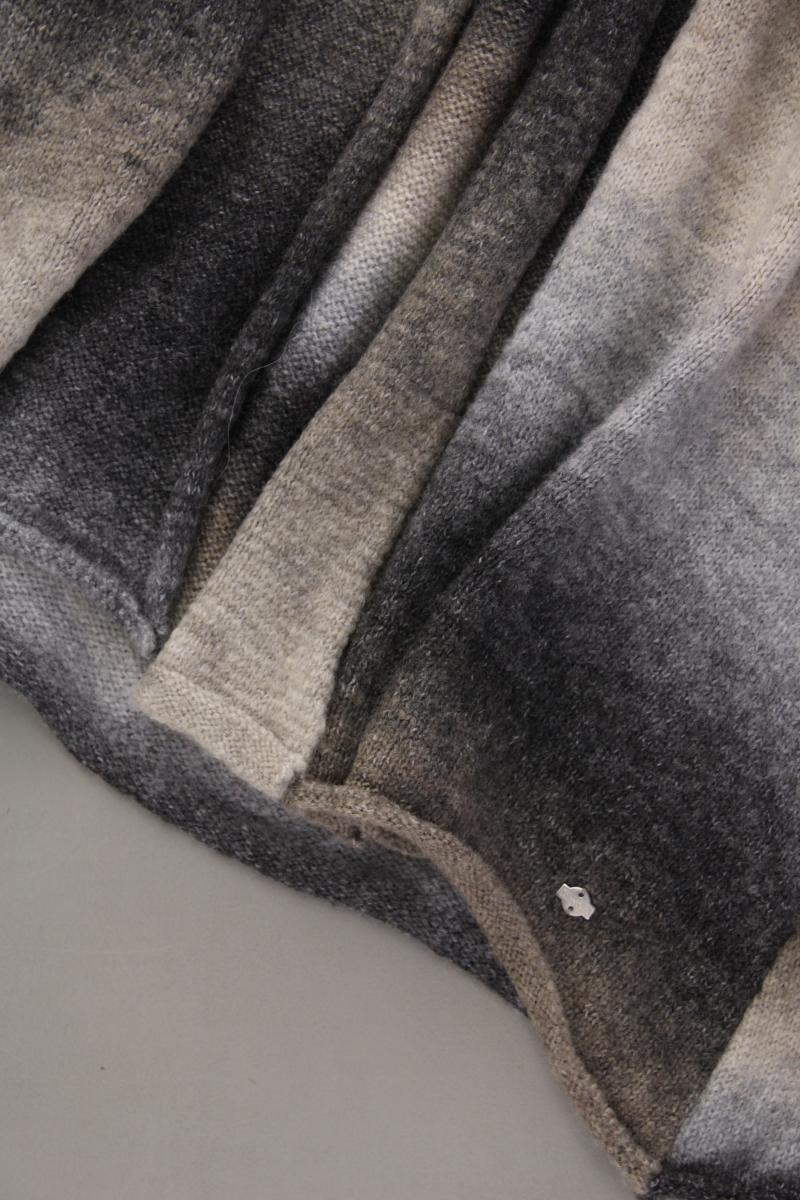 Street One Strickjacke Gr. 38 Langarm grau aus Polyacryl