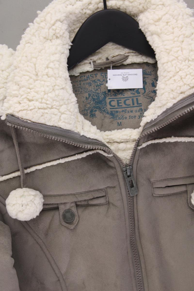 Cecil Winterjacke Gr. M grau aus Polyester