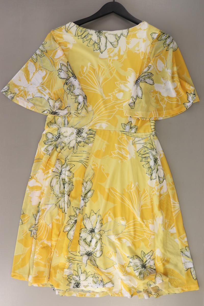 amy by AMY VERMONT Kurzarmkleid Gr. 42 mit Blumenmuster gelb aus Polyester