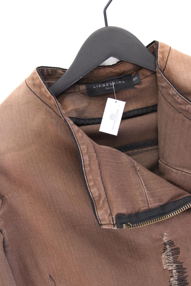 Liebeskind Berlin Übergangsjacke Gr. 34 neuwertig braun