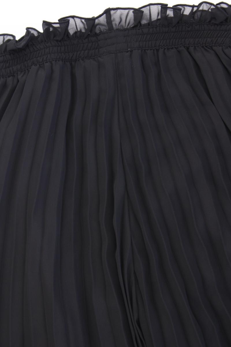 Création L. Plisséerock Gr. Kurzgröße 18 neuwertig schwarz aus Polyester
