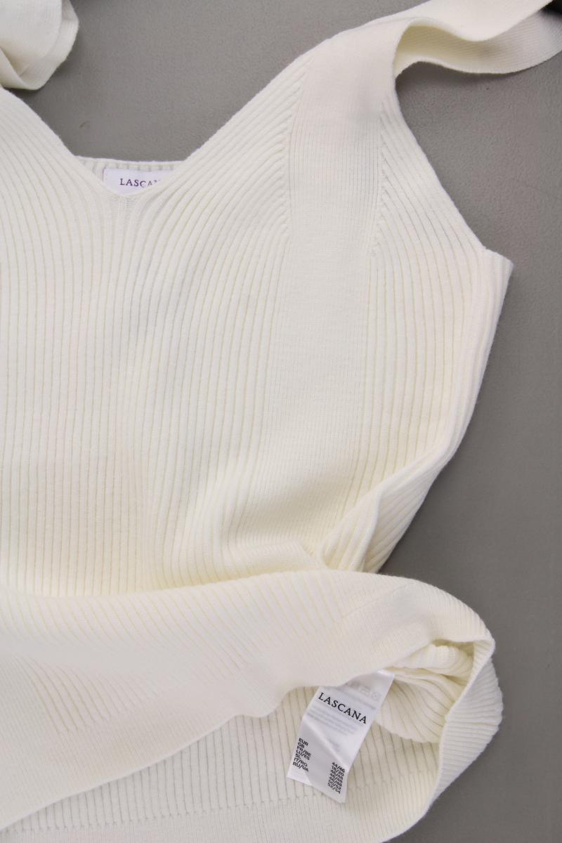 Lascana Stricktop Gr. 44/46 neuwertig creme aus Viskose