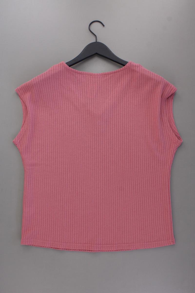 Lascana Shirt mit V-Ausschnitt Gr. 44/46 neuwertig Kurzarm rosa aus Polyester