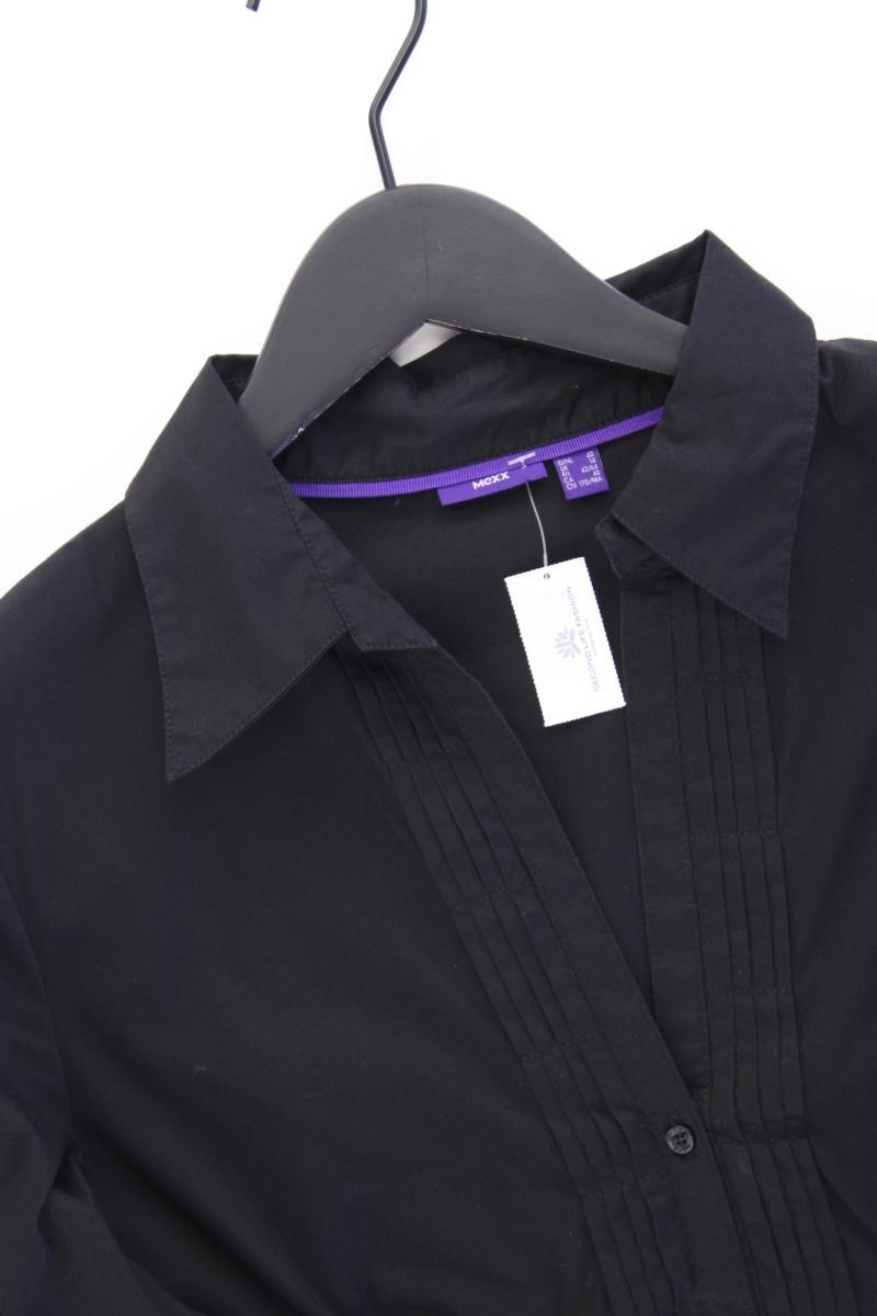 Mexx Langarmbluse Gr. 40 schwarz aus Baumwolle