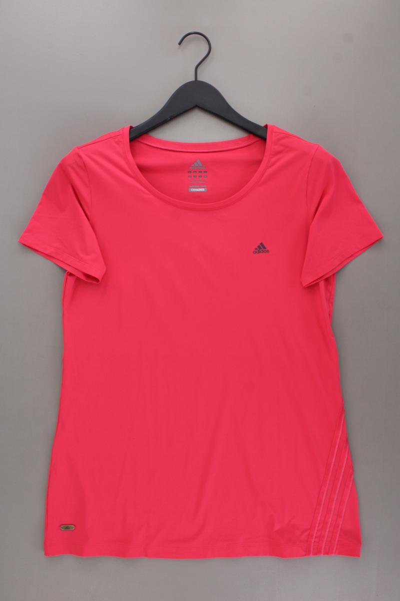 Adidas Sportshirt Gr. 44 neuwertig Kurzarm pink aus Polyester