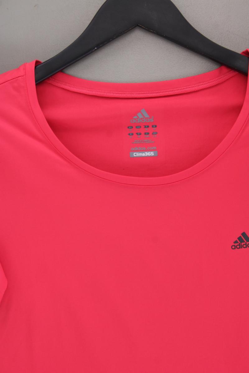 Adidas Sportshirt Gr. 44 neuwertig Kurzarm pink aus Polyester