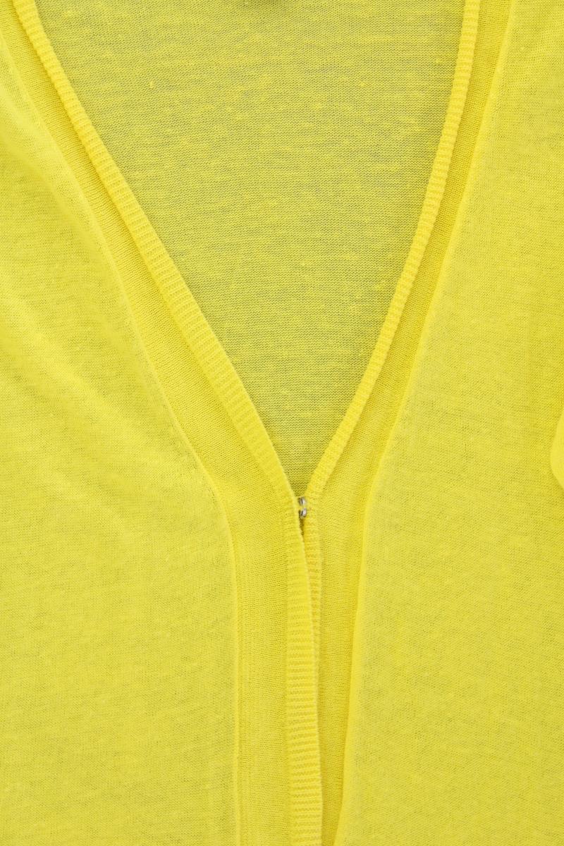 Sandwich_ Strickjacke Gr. XXL Langarm gelb