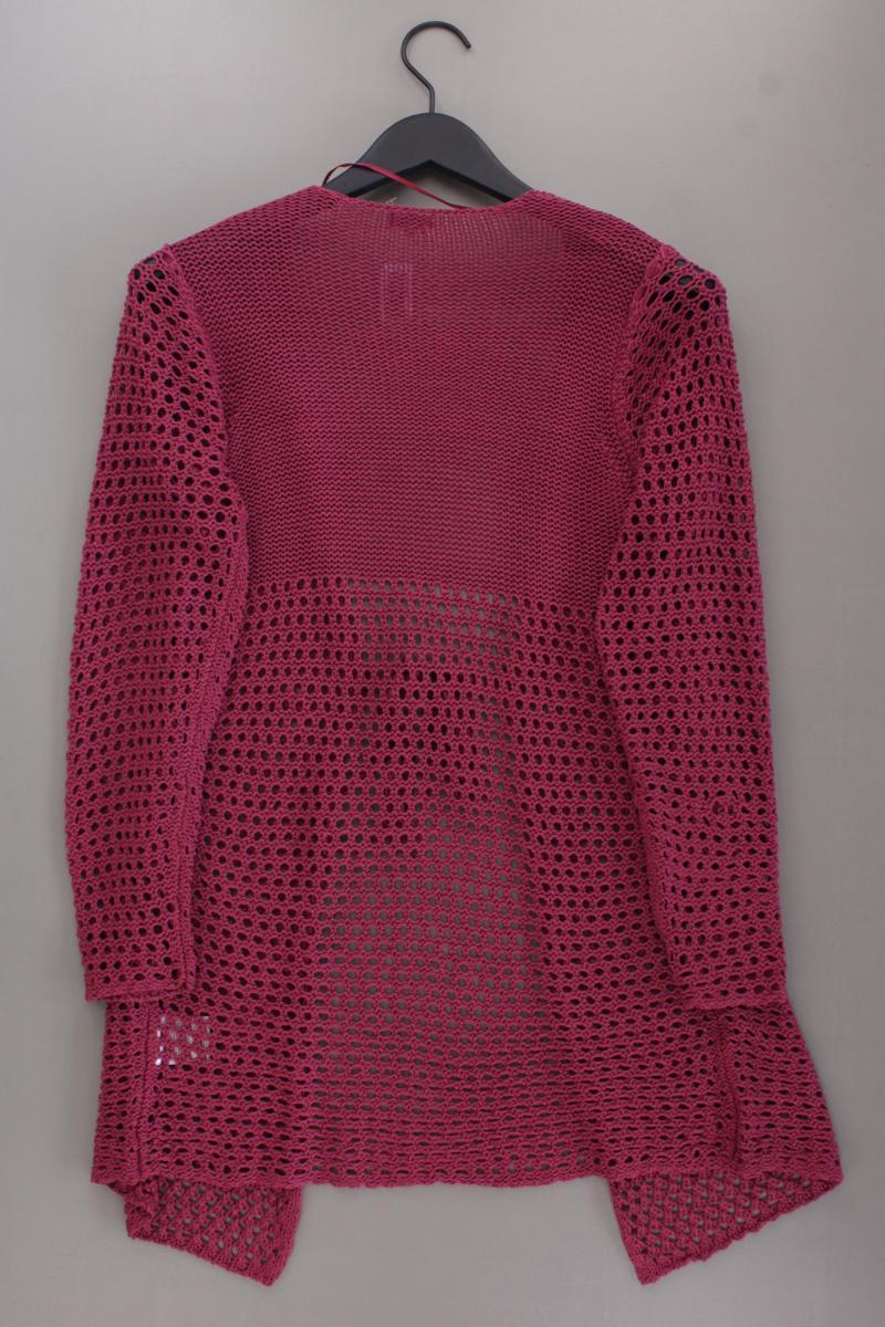 Kaffe Strickjacke Gr. S Langarm lila aus Polyacryl