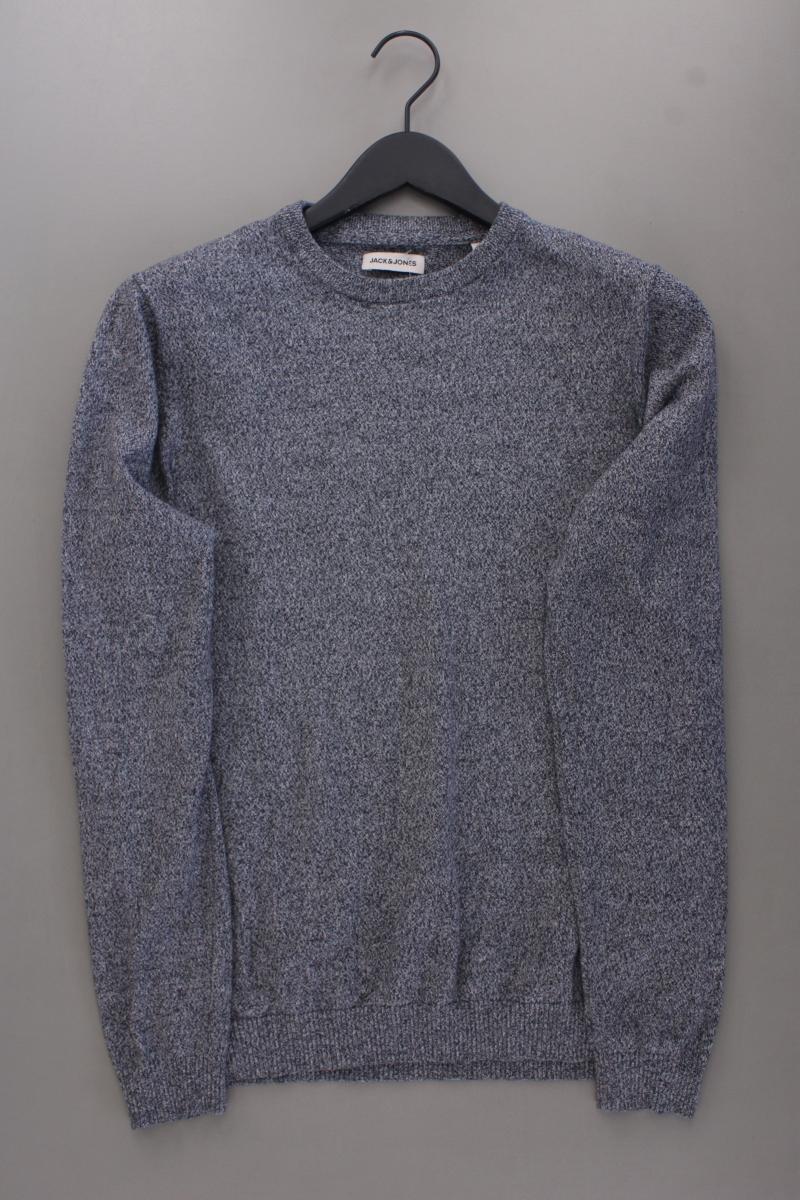 Jack & Jones Feinstrickpullover für Herren Gr. S grau aus Baumwolle