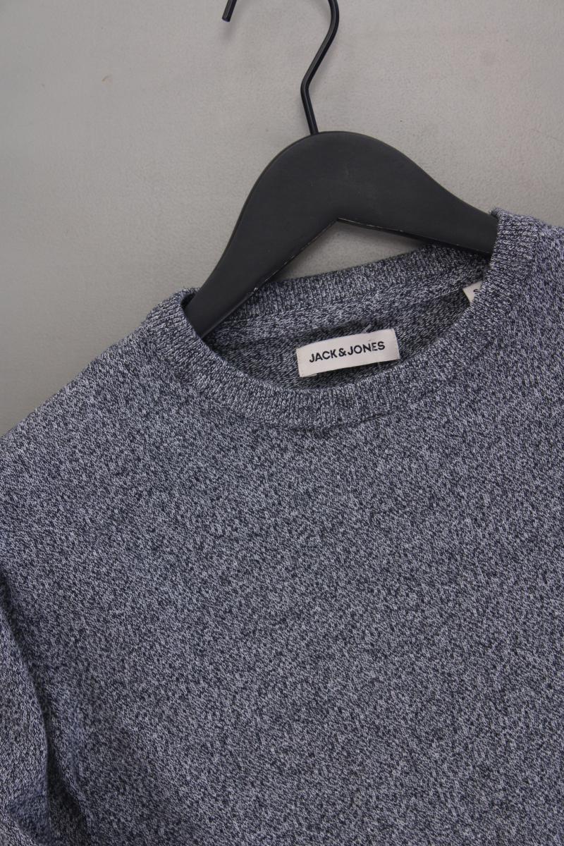 Jack & Jones Feinstrickpullover für Herren Gr. S grau aus Baumwolle