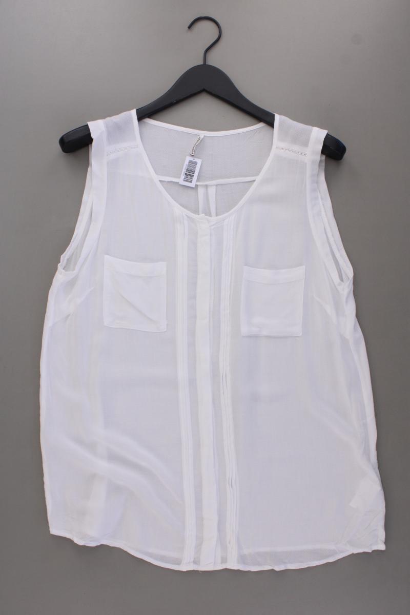 soyaconcept Ärmellose Bluse Gr. L weiß aus Viskose