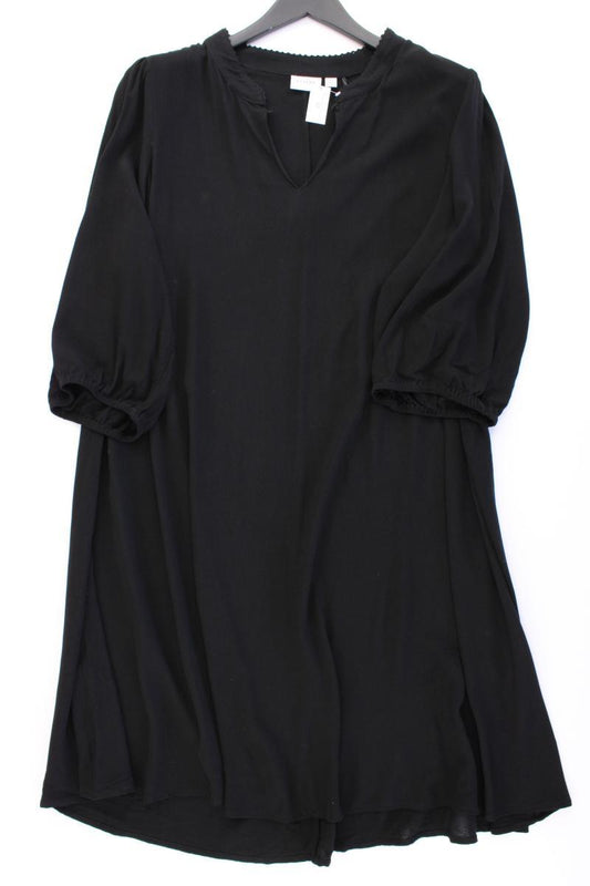 Vila Evoked Kleid Gr. 48 3/4 Ärmel schwarz aus Viskose