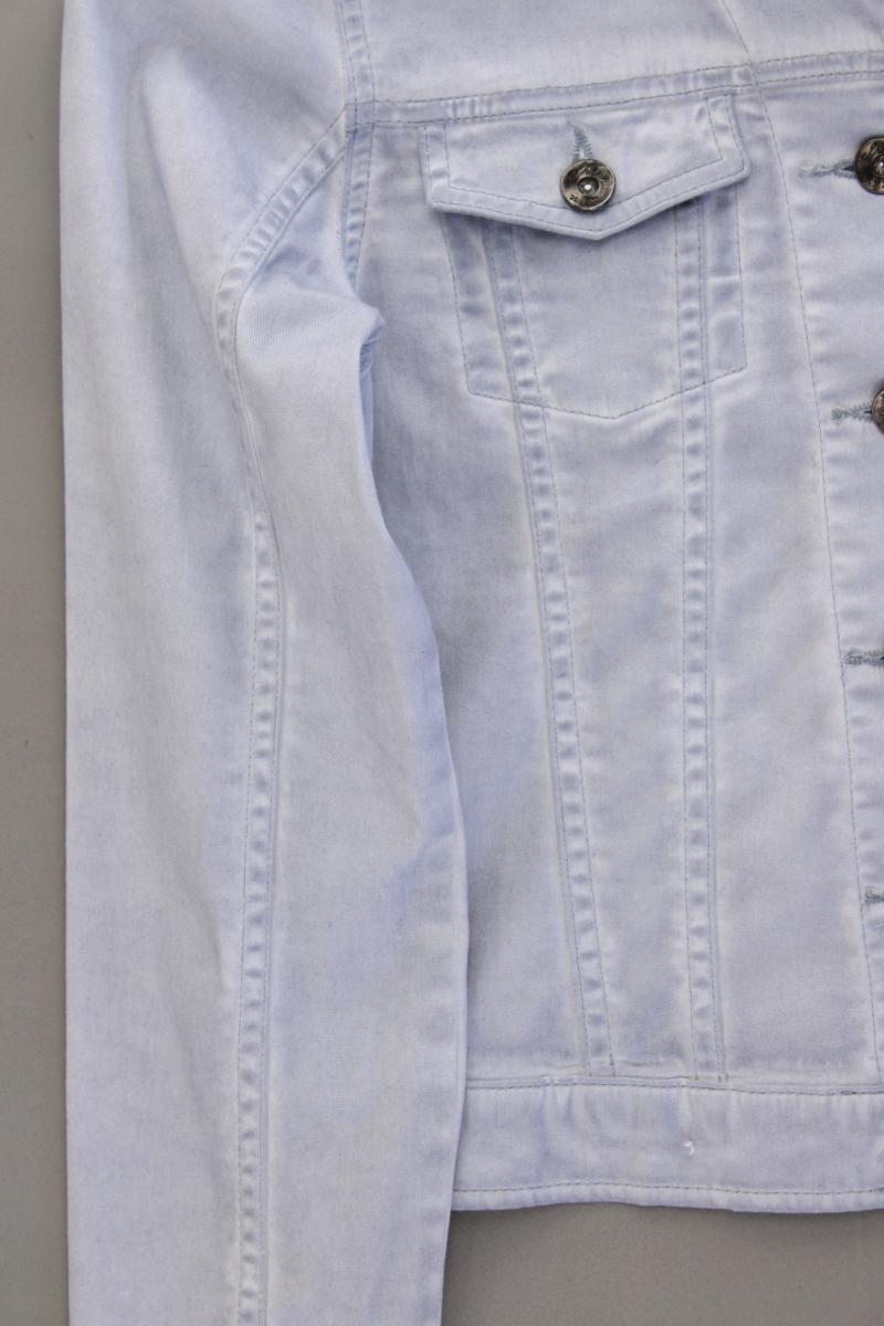 Elvira Übergangsjacke Gr. 36 blau aus Baumwolle