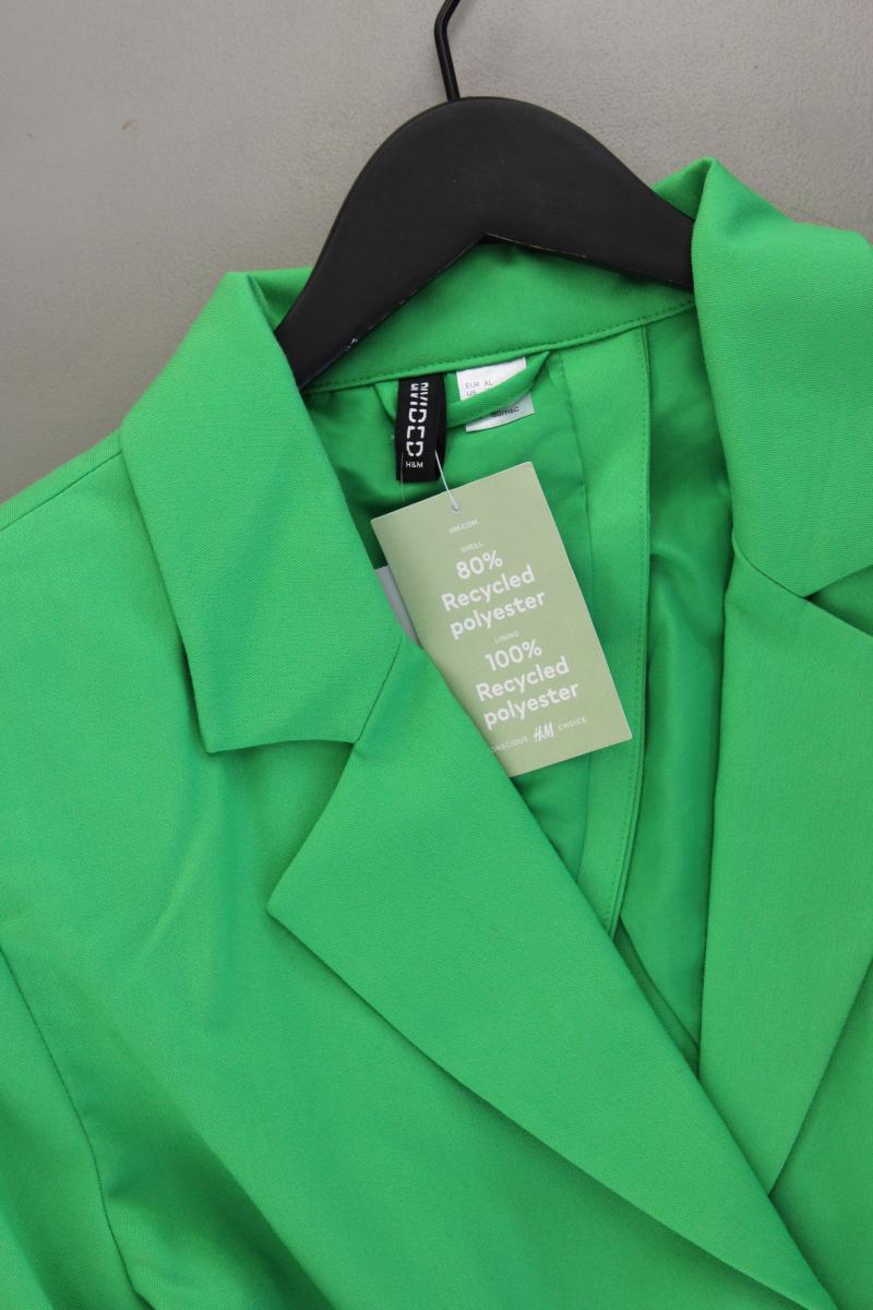 H&M Divided Kurzblazer Gr. XL neu mit Etikett grün aus Polyester
