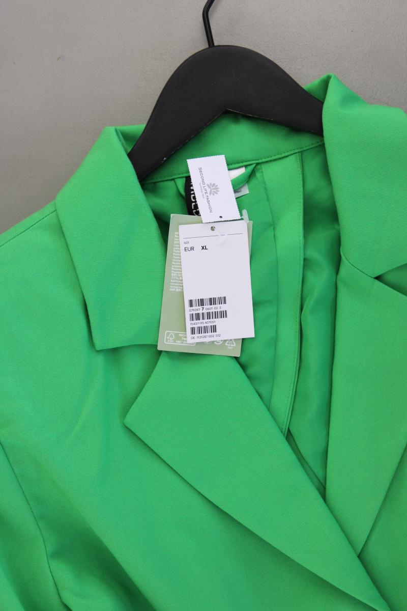 H&M Divided Kurzblazer Gr. XL neu mit Etikett grün aus Polyester