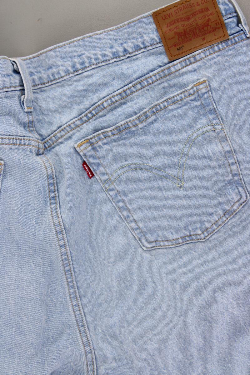 Levi's Jeans Modell 501 Größe 20W Gr. 52 blau aus Baumwolle
