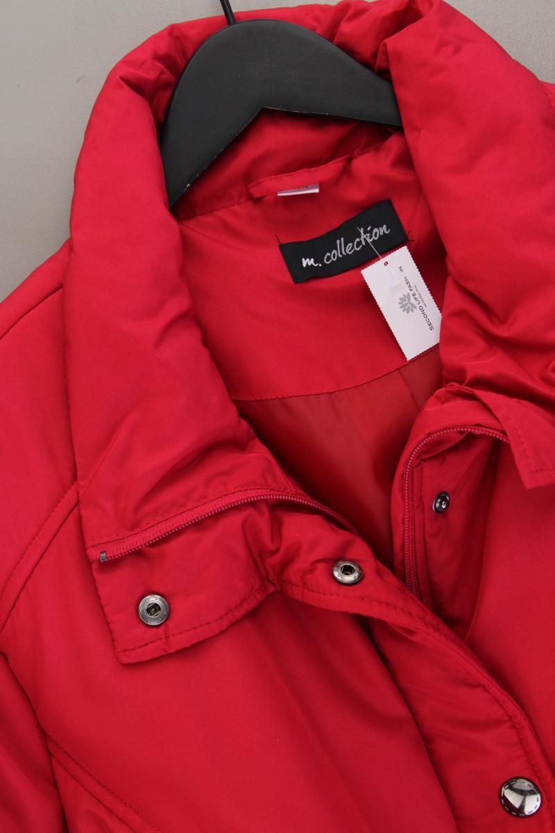 M. Collection Winterjacke Gr. 58 rot aus Polyester